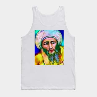 Averroes Colourful Portrait | Averroes Artwork 7 Tank Top